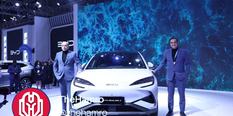 BYD launches the Sealion 7 eSUV at Bharat Mobility Global Expo 2025